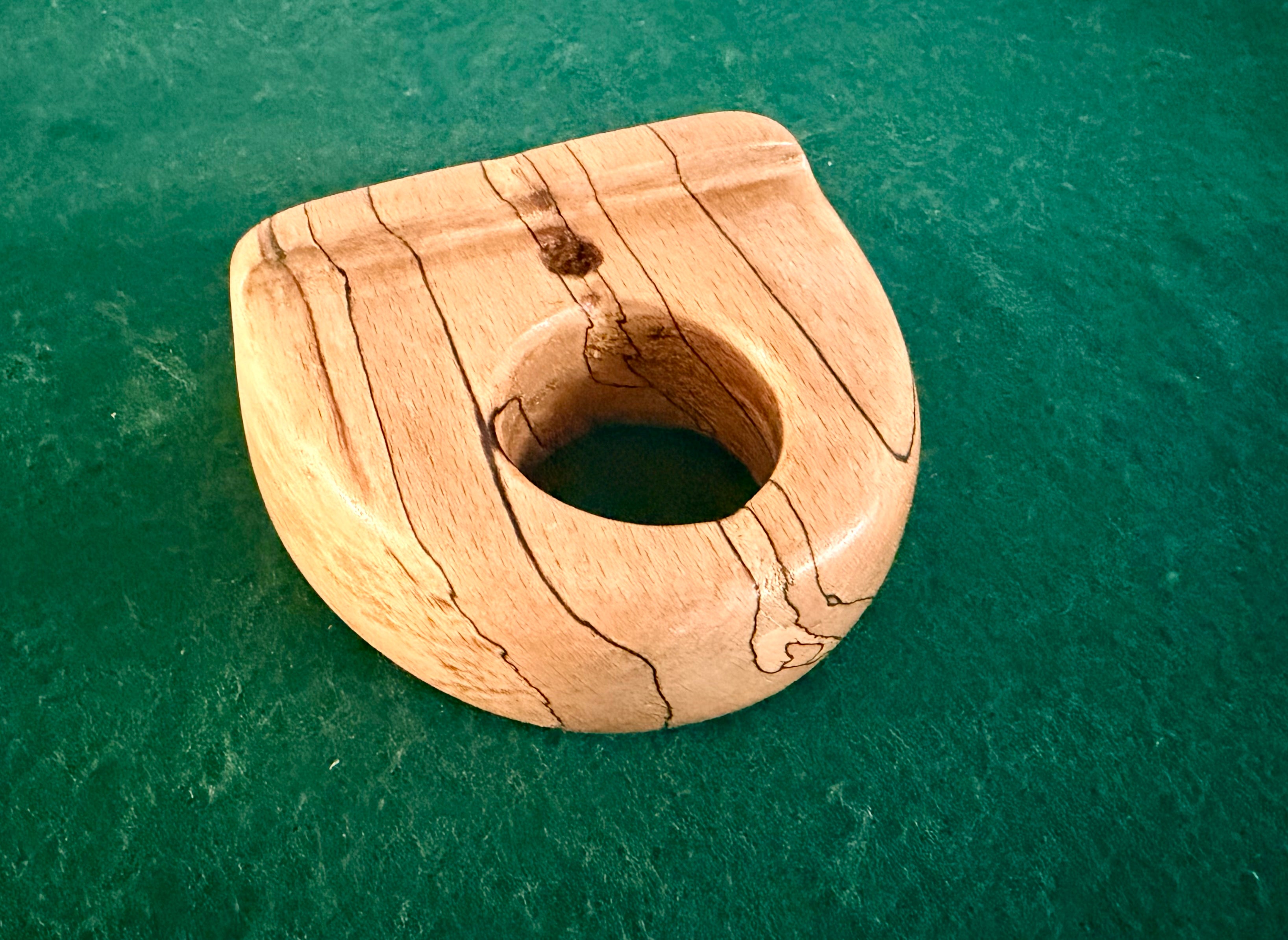 Spalted beach Putter head