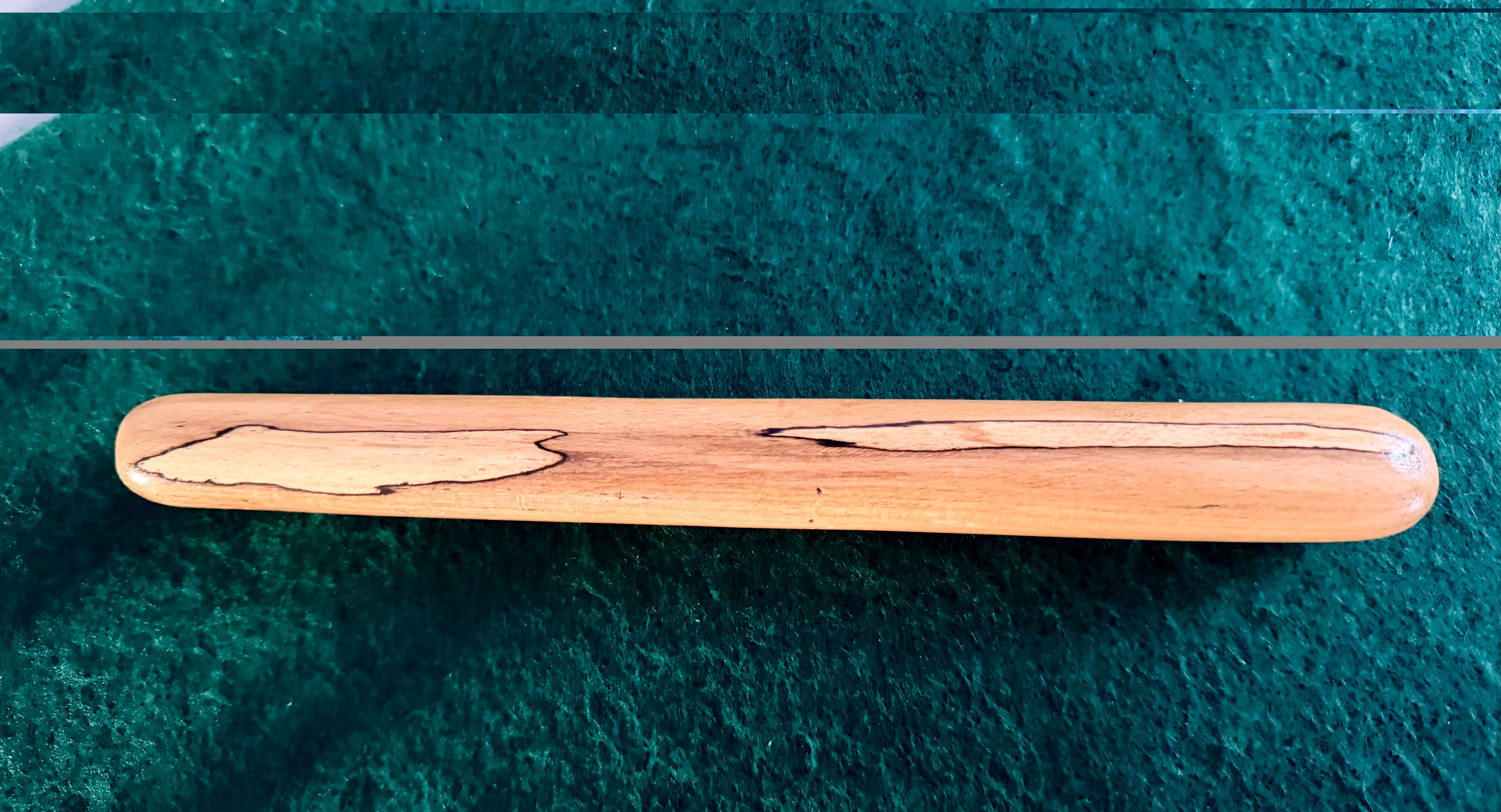 Spalted beach wooden putter handle